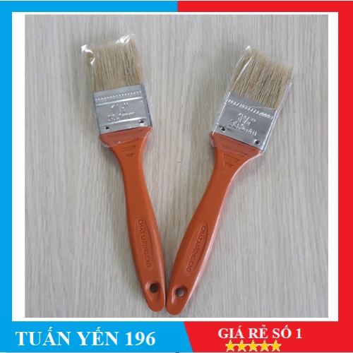 Bộ 2 cây cọ sơn cán nhựa cao cấp đủ size - Tuấn Yến