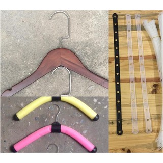 Combo Móc Gỗ Dây Lạt và Móc Xốp Trẻ Em TREO QUẦN ÁO SHOP