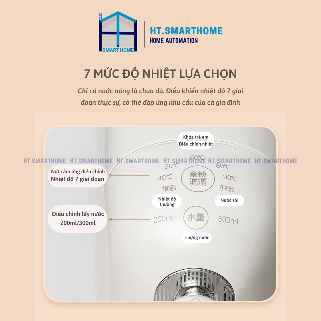 Máy nước nóng SUPOR 2,8L 2000W - Bảo hành 6 tháng - Màng lọc NanoSilver - Cảm biến tự động - An toàn khi sử dụng