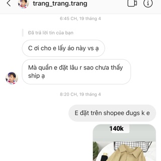 Áo sm 150k