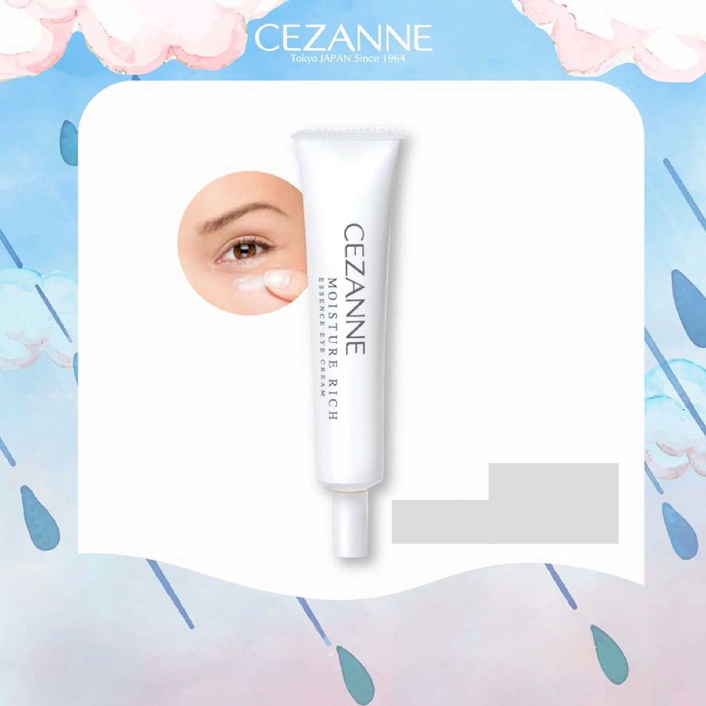 Kem dưỡng mắt - giúp nâng cơ và chống lão hóa cho vùng da mắt.- Cezanne - Moisture Rich Essence Eye Cream - 17 gr