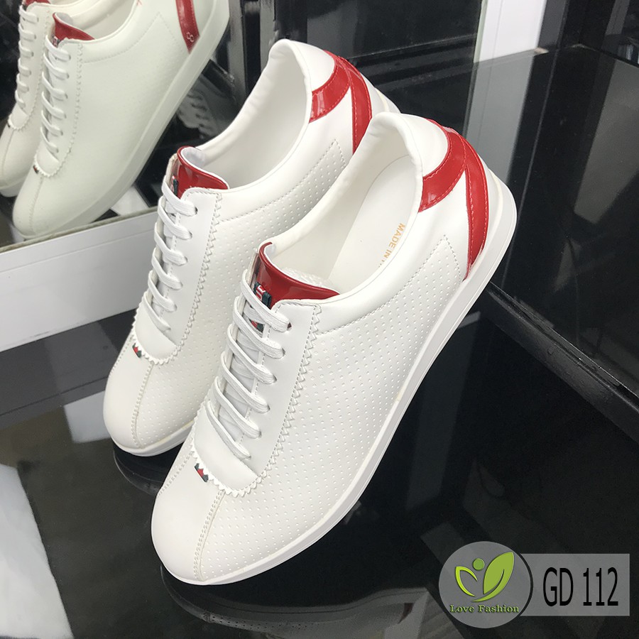 Giày Da Nam Màu Trắng Dáng Thể Thao LOVEFASHION – Sneaker Nam Size Từ 38 Đến 44 GDA2