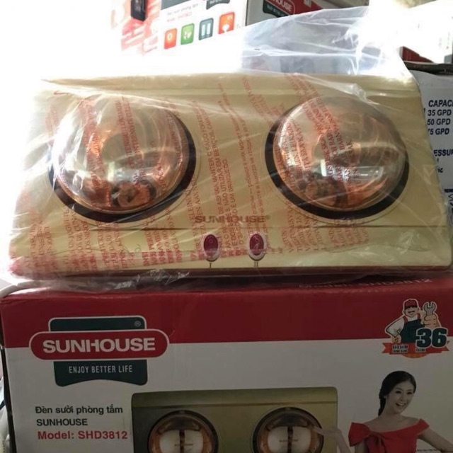 _Đèn sưởi nhà tắm Sunhouse SHD3812- Hàng công ty thanh lý KHÔNG VỎ HÔP