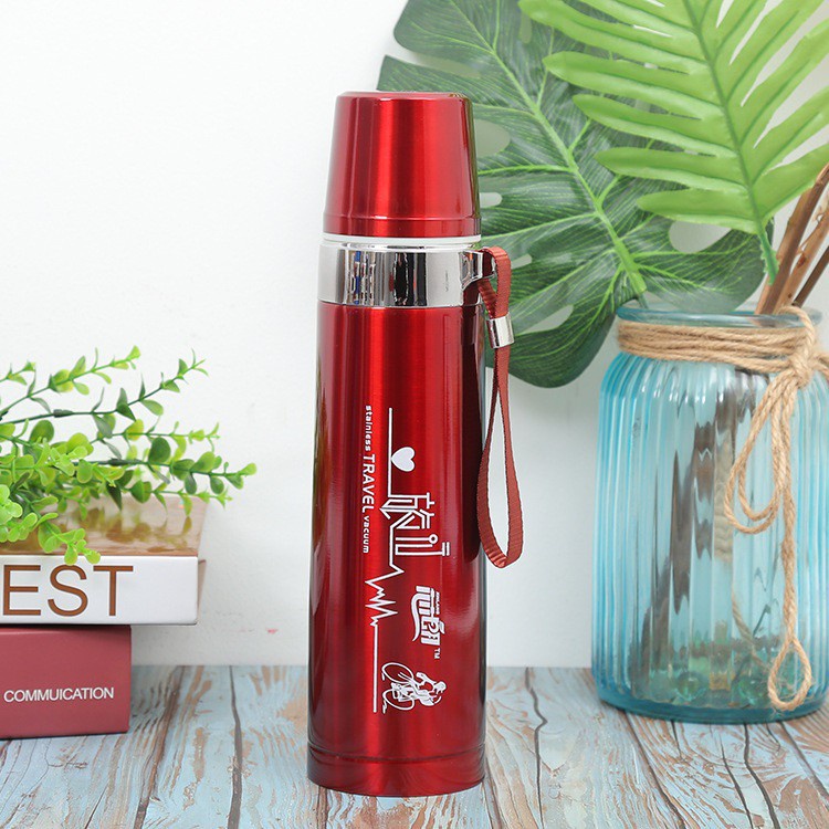 Bình Giữ Nhiệt Inox 304 Có Nắp Size 800ML