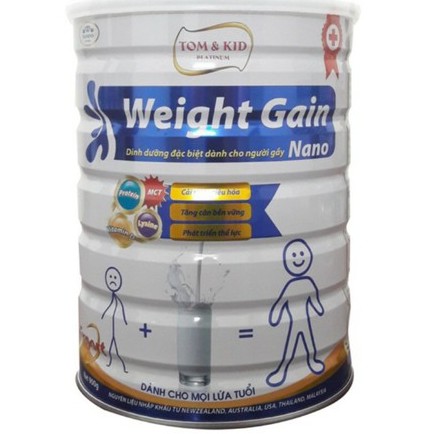 Sữa y tế - Weight Gain Nano Dinh dưỡng đặc biệt dành cho người gầy (HSD T8.2024)
