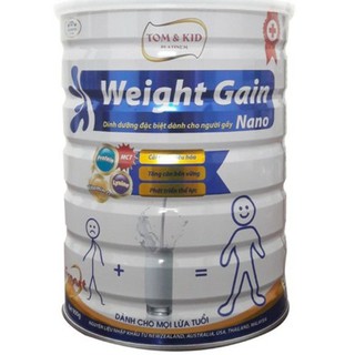 [Combo 3hộp 900g] Sữa y tế - Weight Gain Nano Dinh dưỡng đặc biệt dành cho người gầy (HSD 2026)