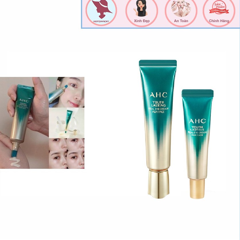 (Mẫu Mới)Kem mắt AHC season 7 Ageless Real Eye Cream For Face sale 90%