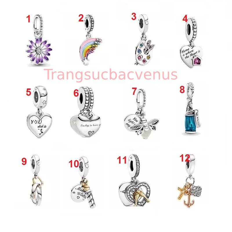 Tổng hợp charm treo tại trang sức bạc Venus1