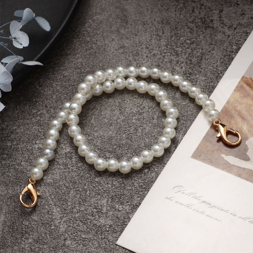 Dây Chuỗi Ngọc Trai Dài 13 Kích Cỡ Thay Thế Đeo Túi Xách Thời Trang DIY