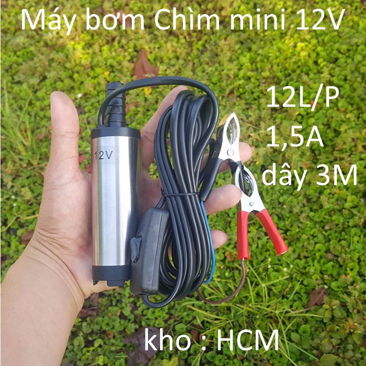 máy bơm nước mini - máy bơm chìm - máy bơm nhiên liệu