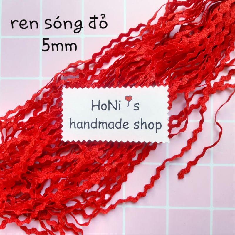 Ren lượn sóng handmade trang trí nhiều mẫu