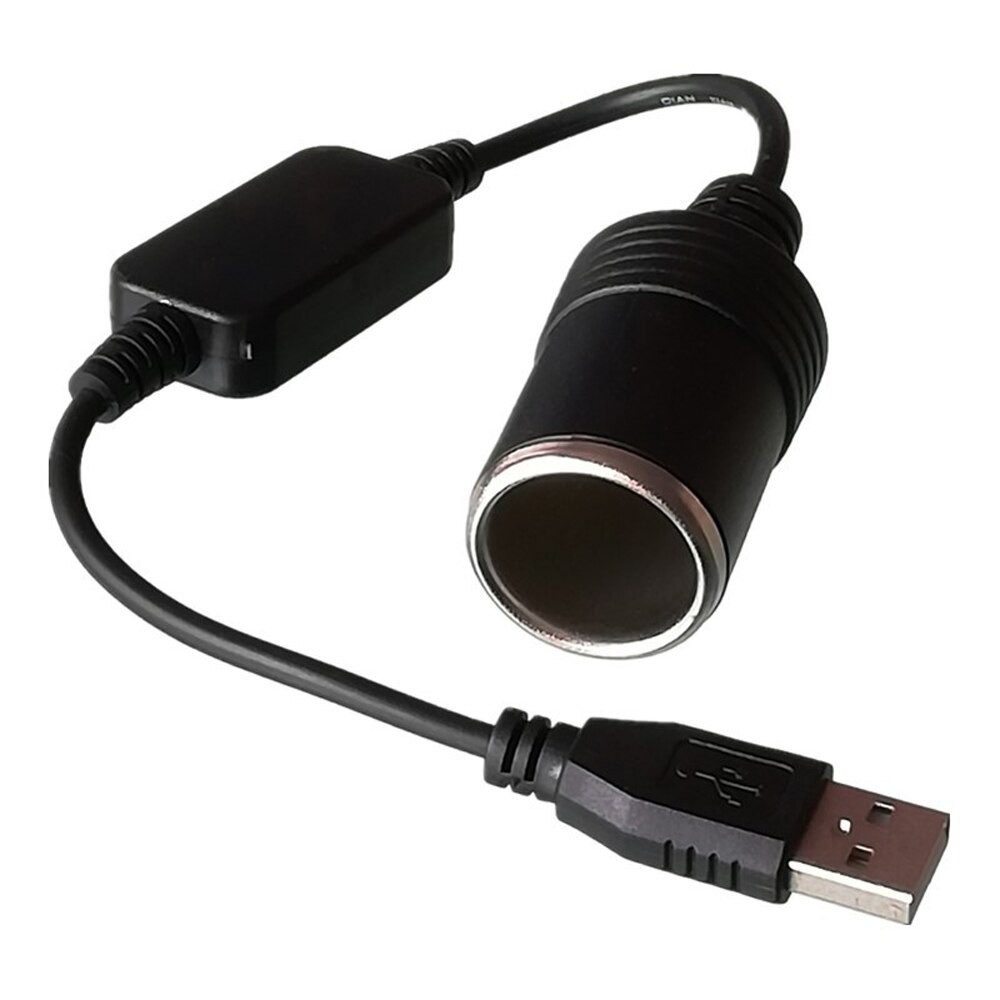 Bộ Adapter chuyển đổi điện USB 5V sang 12V ra đầu tẩu cắm sạc ô tô