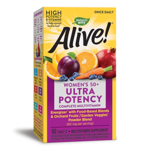 Vitamin tổng hợp cho nữ Nature'sWay Alive Women's Ultra Potency Multivitamin