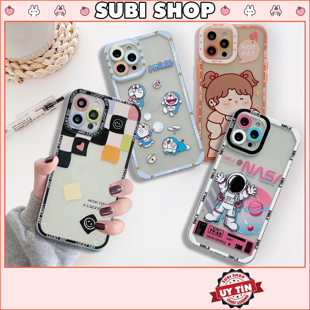 Ốp Lưng Iphone Cạnh Vuông Bảo Vệ Camera Viền Nổi NASA 6/6plus/6s/6splus/7/7plus/8/8plus/x/xs/11/12/pro/max/plus