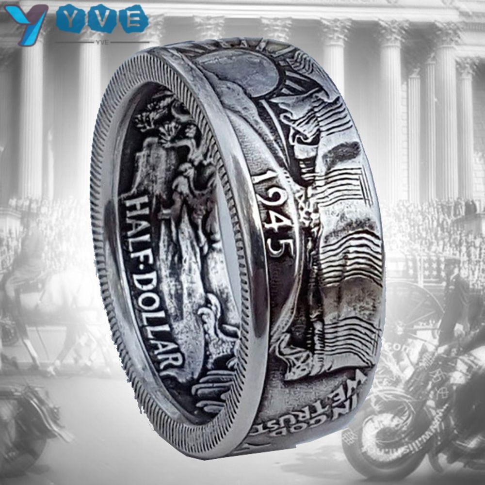 UNITED HANDMADE Nhẫn Đeo Tay Kiểu Dáng Vintage Thời Trang Cho Nữ Size 7-13