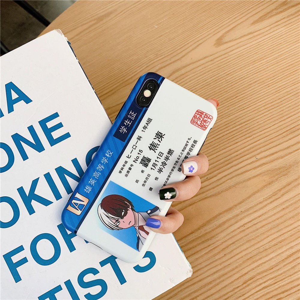 Ốp Điện Thoại Hình My Hero Academia Midoriya Katsuki Shoto Anime Cho iPhone 12 Mini 11 X XS Max Xr 6 6s 7 8 Plus