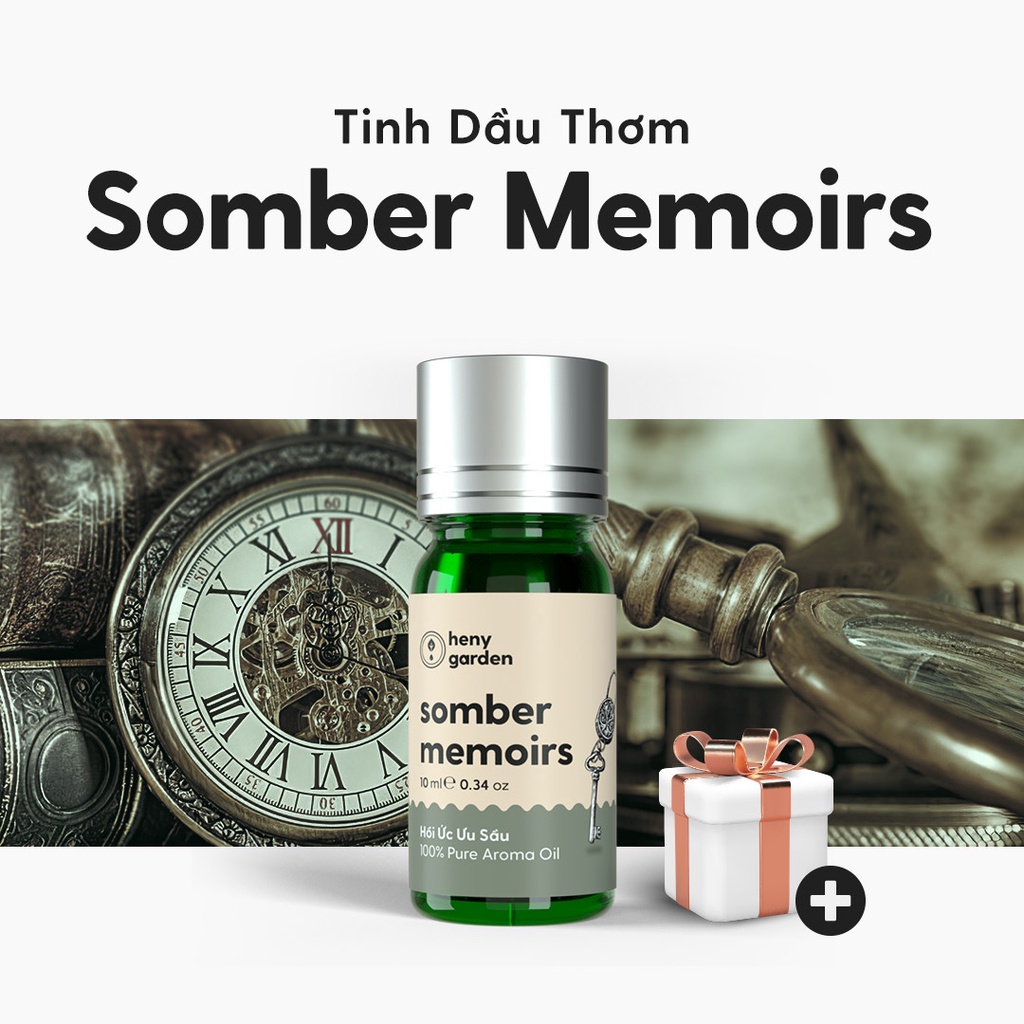 Tinh Dầu Phối Hương Somber Memoirs (Gỗ Trái Cây) Làm Nến Thơm, Xông Thơm Phòng HENY GARDEN