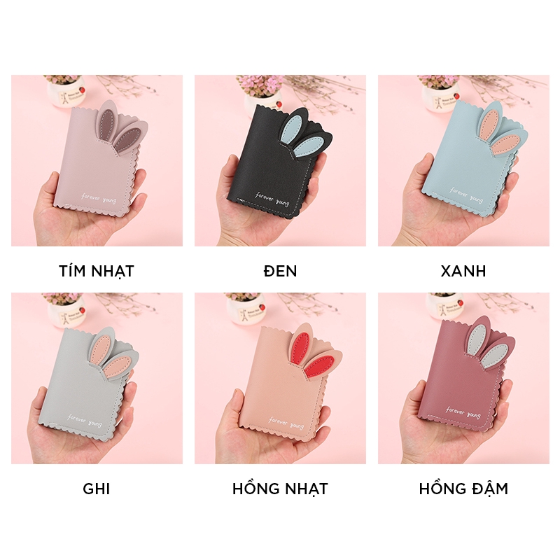 Ví nữ nhỏ gọn bỏ túi mini cao cấp cầm tay đựng tiền cute LOT STORE VD214