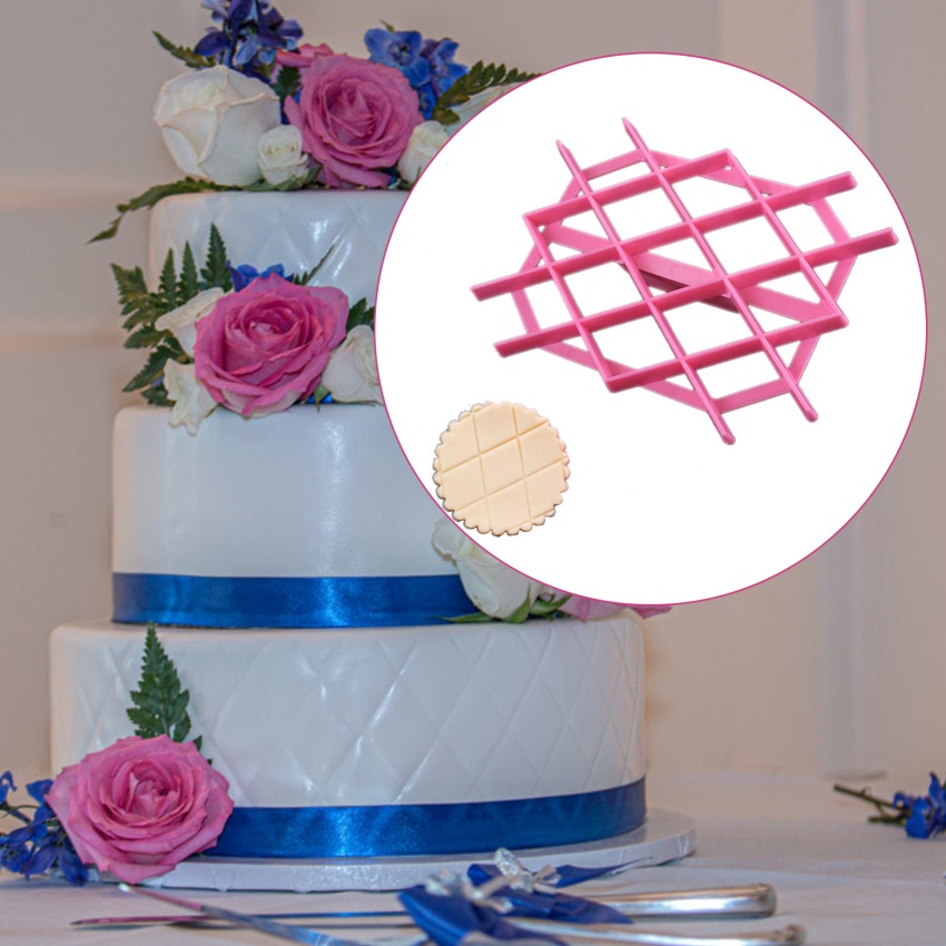 1 Khuôn Cắt Tạo Hình Fondant Hình Kim Cương