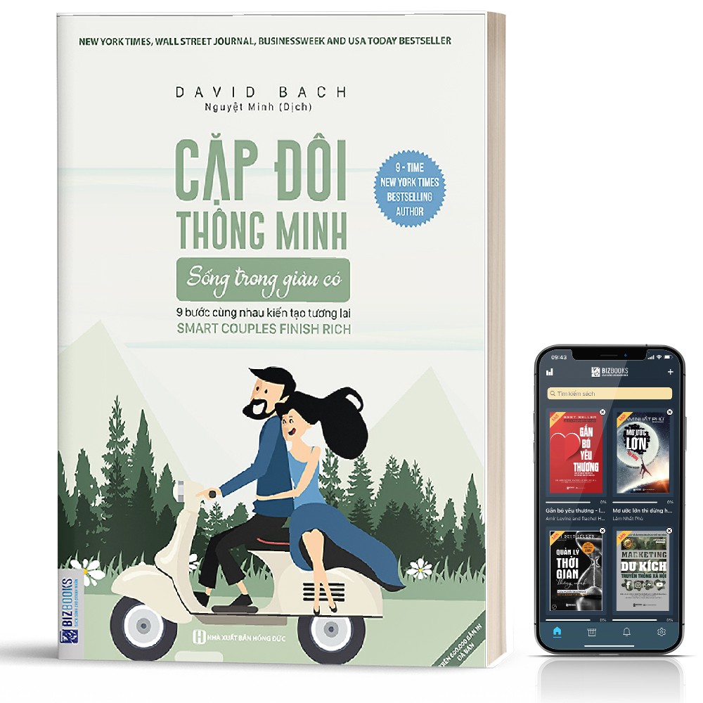 Sách - Cặp đôi thông minh sống trong giàu có: 9 bước cùng nhau kiến tạo tương lai