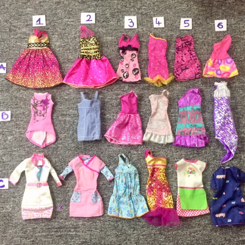 QAA4-ĐẦM CHO BÚP BÊ BARBIE