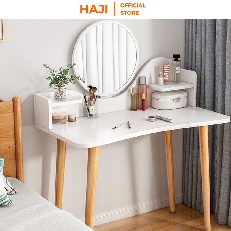 Bàn trang điểm HAJI Gương Led cảm ứng có ngăn kéo sang trọng A196