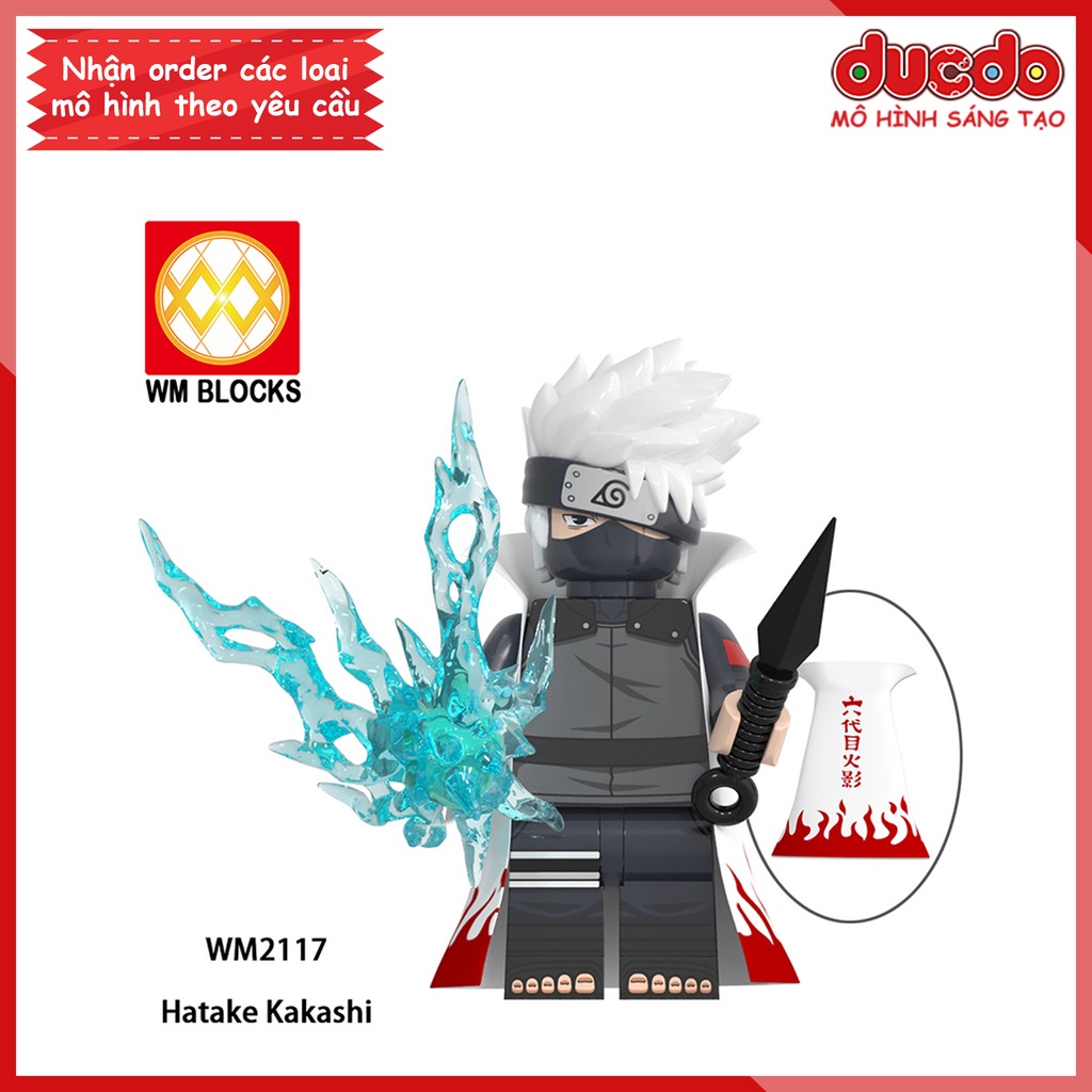 Minifigures các nhân vật Naruto, Zetsu, Madara, Kakashi - Đồ chơi Lắp ghép Xếp hình Mô hình Mini WM WM6109