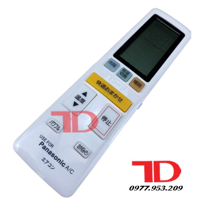 Remote máy lạnh, điều khiển dành cho máy lạnh Panasonic nội địa đầy đủ chế độ