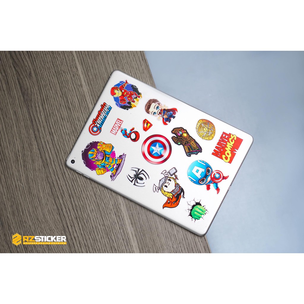 [Set 100+] Sticker  Marvel Chipi | Dán Nón Bảo Hiêm, Điện Thoại, Laptop, Bình Nước...Chống Nước, Chống Bay Màu