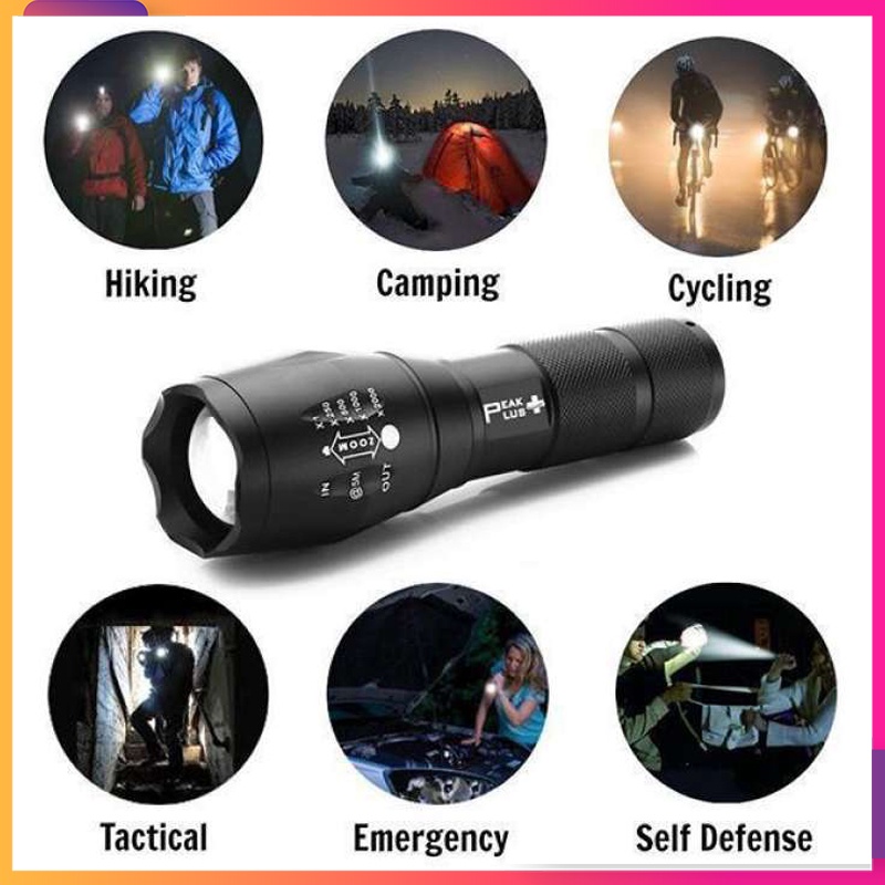 Đèn pin cầm tay ⭐ Đèn pin siêu sáng Ultrafire Xml T6 ⭐ chiếu xa chống nước tuyệt đối - Bảo hành uy tín | BigBuy360 - bigbuy360.vn