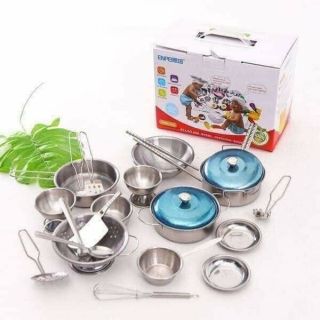 Bộ đồ chơi nấu ăn inox 40 chi tiết cho bé