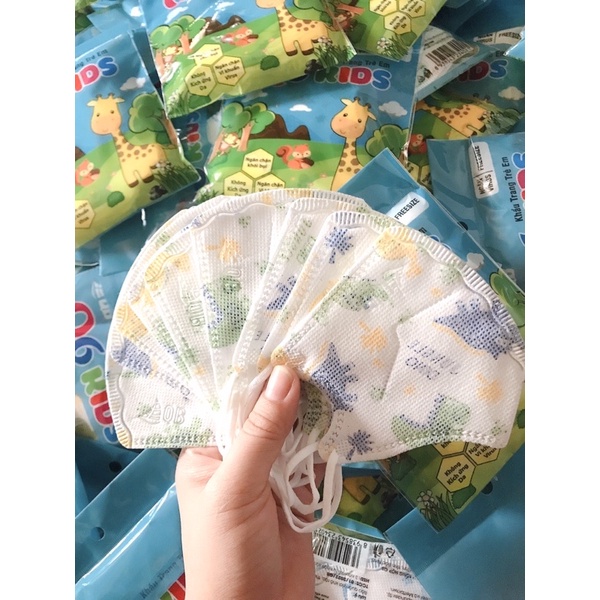Khẩu Trang Trẻ Em Q6 Kids Cho Bé 6 Tháng-2 Tuổi(Sét 10c)