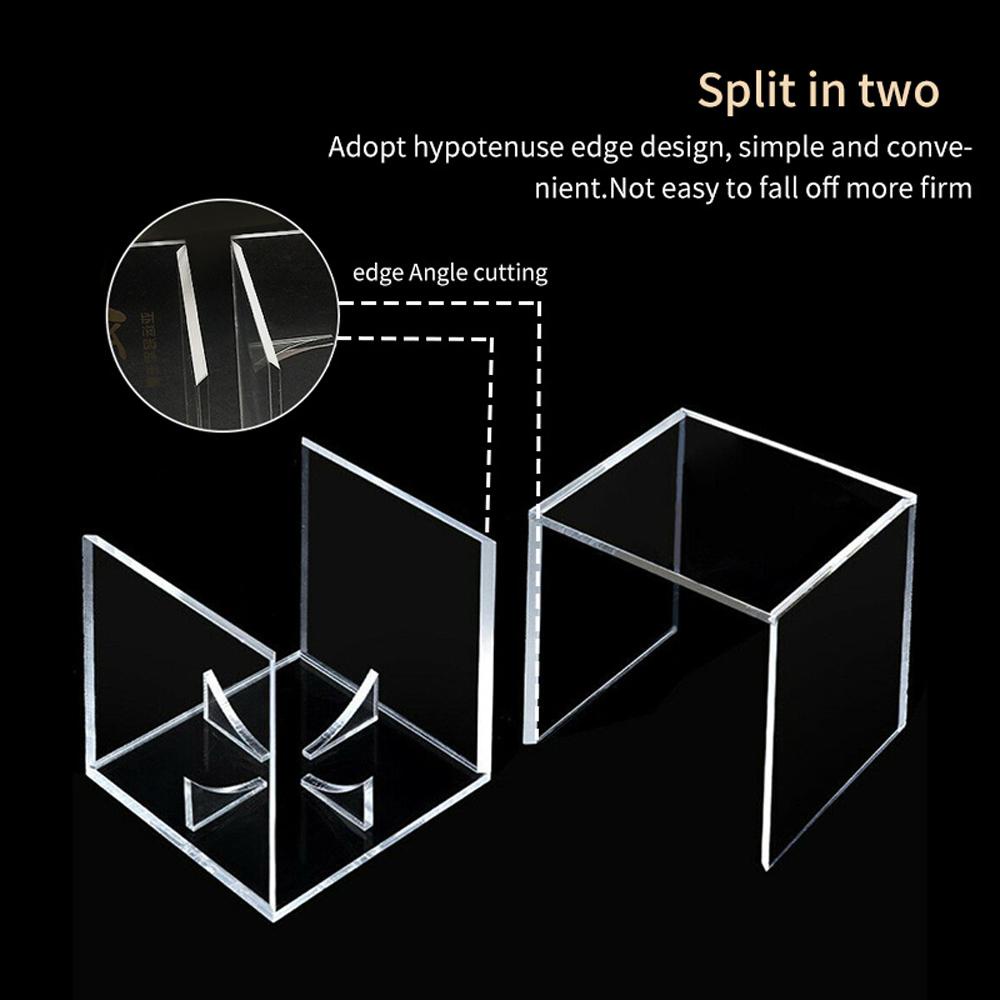 ELLSWORTH Hộp Đựng Bóng Chày / Tennis / Bóng Chày Bằng Acrylic Trong Suốt Chống Bụi Kích Thước 9 Inch