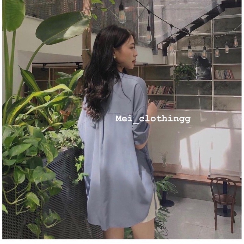 Áo sơ mi lụa 2 vạt, có dây buộc hông/ đồ công sở nhiều màu A8
