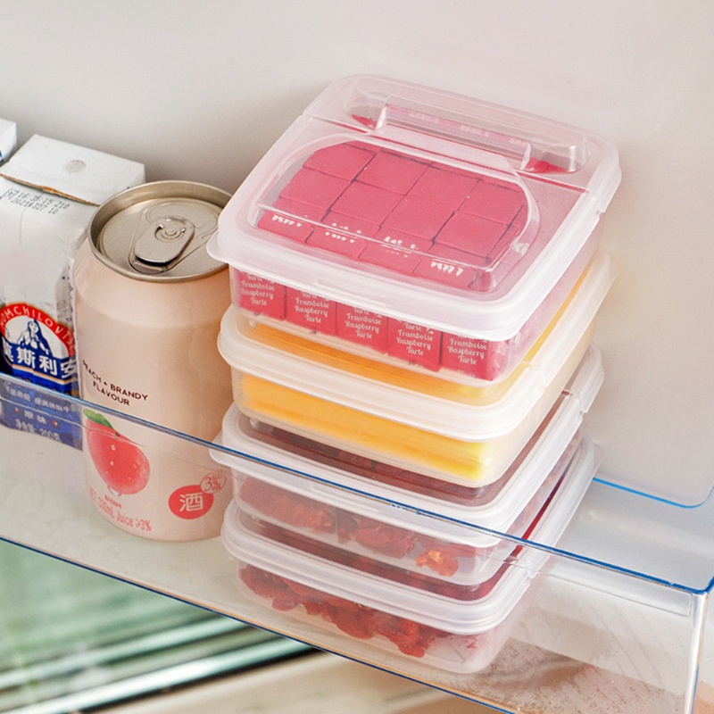 Hộp Đựng Lát Gừng Tỏi / Trái Cây Để Tủ Lạnh Tiện Dụng Ốp