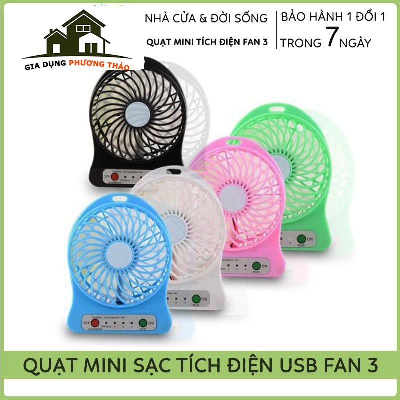 🌥️Bảo Hành 3 Tháng🌥️ Quạt Mini Sạc Tích Điện Để Bàn Cầm Tay 3 Chế Độ Đèn, Siêu Mát, Siêu Tiện Dụng Cho Mùa Hè 2021