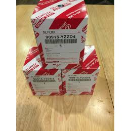 Lọc dầu, lọc nhớt xe Toyota Innova, Fortuner, Hilux dùng chung mã 90915YZZD4