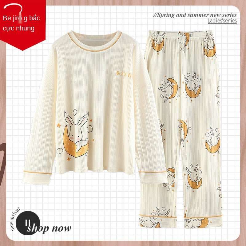 bộ ngủ nữ 20 mẫu thu đông cotton cao cấp dễ thương đồ mặc nhà | BigBuy360 - bigbuy360.vn