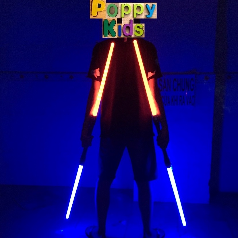 Kiếm ánh sáng , Đồ chơi kiếm nhựa Katana - Đồ chơi kiếm katana nhựa có đèn và âm thanh có tặng kèm pin