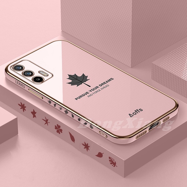 Ốp Điện Thoại Mềm Họa Tiết Lá Phong Cho Oppo A57 2022 A16 A54 A15 A15S Reno 6 5G Reno5 A53 A3S A5S A5 A9 A7 A12 A52 A92 A16