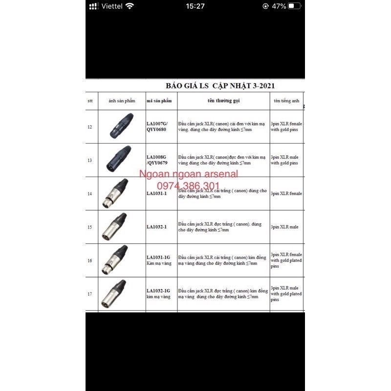 dây tín hiệu chia đôi 1 canon xlr cái ra 2 xlr đực có chân và ngược lại