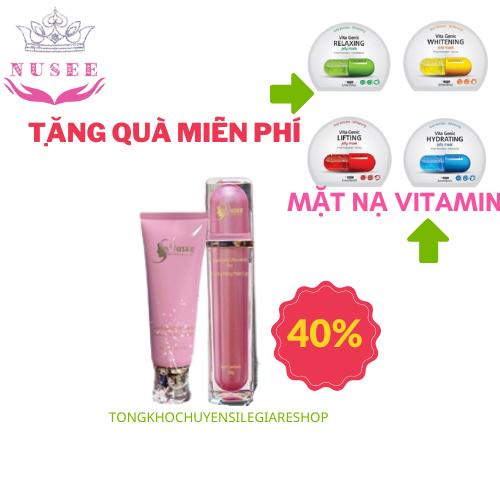 Sản Phẩm Nusee mộc mỹ nhân sữa rửa mặt đa năng và kem chống nắng phân cực . Mỹ Phẩm Cao Cấp