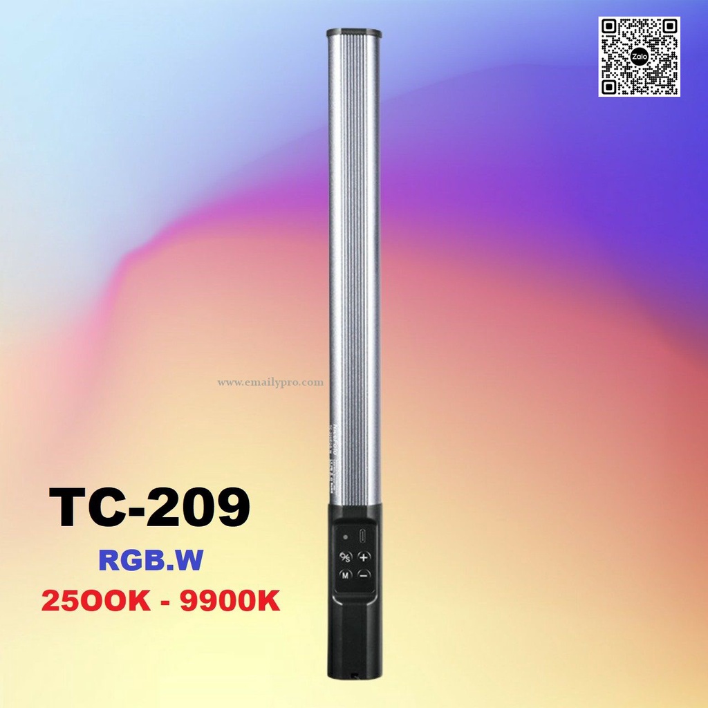 Đèn led cầm tay NiceFoto TC-209 RGB.W