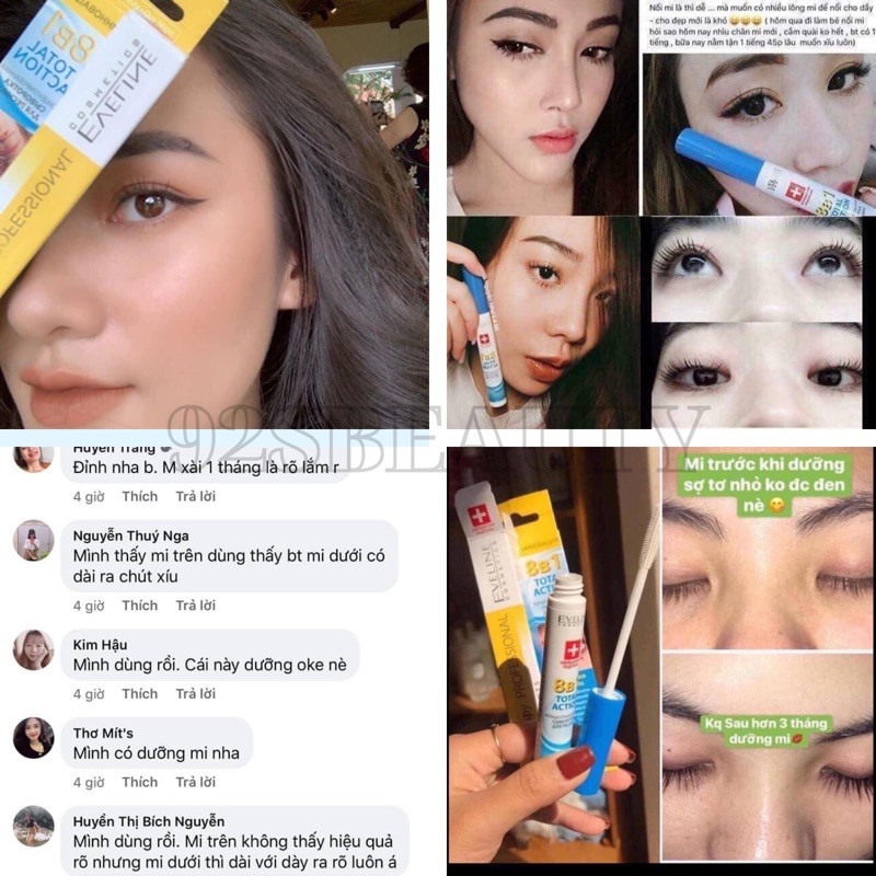 Dưỡng mi Eveline 8 in 1 làm dày và dài mi | BigBuy360 - bigbuy360.vn
