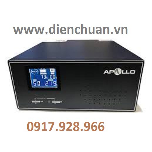 Kích điện sin chuẩn 12V lên 220V 1000VA Apollo KC1000