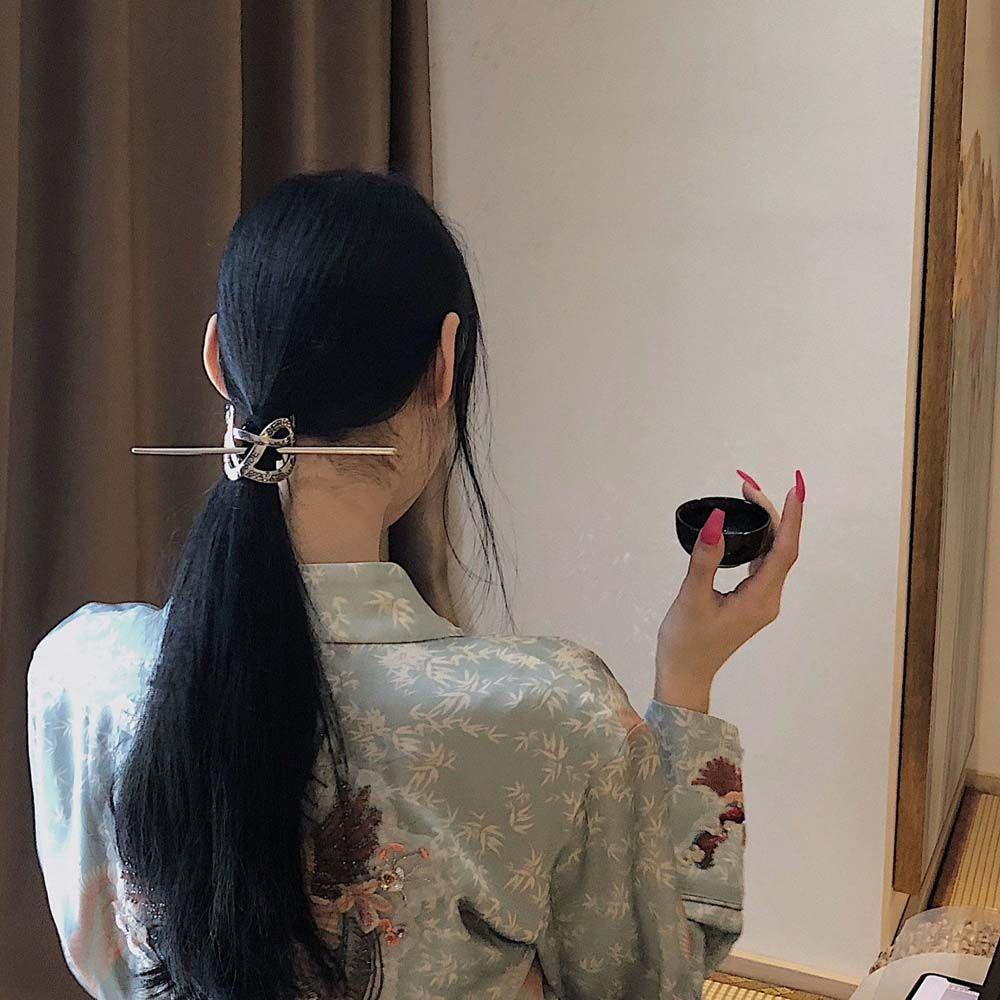 Trâm Cài Tóc WMES15H Thiết Kế Đơn Giản Phong Cách Retro Nhật Bản Cho Nữ