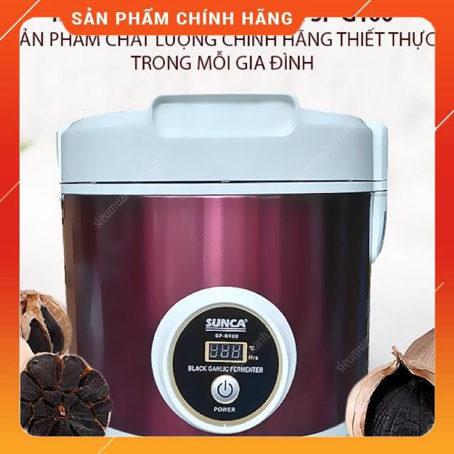 [ELHAB4 giảm tối đa 500K] Nồi Ủ Tỏi Đen Sunca SF-G100 BH 12 Tháng