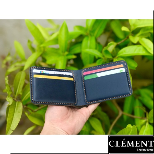Ví da nam cao cấp, bóp ví nam da bò thật Clément – CM024 - BH 12 tháng - Full box