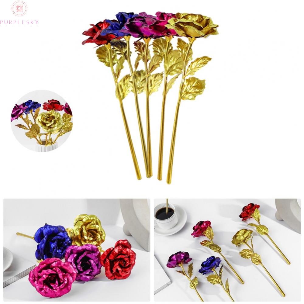 Hoa hồng nhân tạo 24K dùng làm quà tặng cho bạn gái