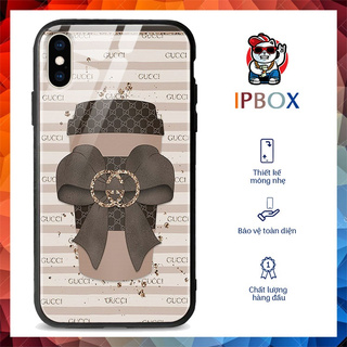 Ốp Lưng Gucci-Trà Sữa Vuông Iphone 6/6Plus/6S/6S Plus/7/7Plus/8/8Plus/X/Xs/Xs Max/11/11 Promax/12/12 Promax Lpc22011091